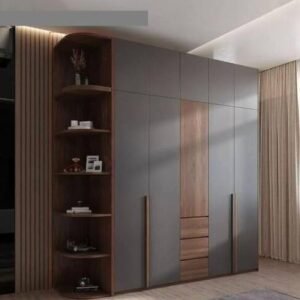دولاب ملابس 240 × 280 × 50 سم - بني
